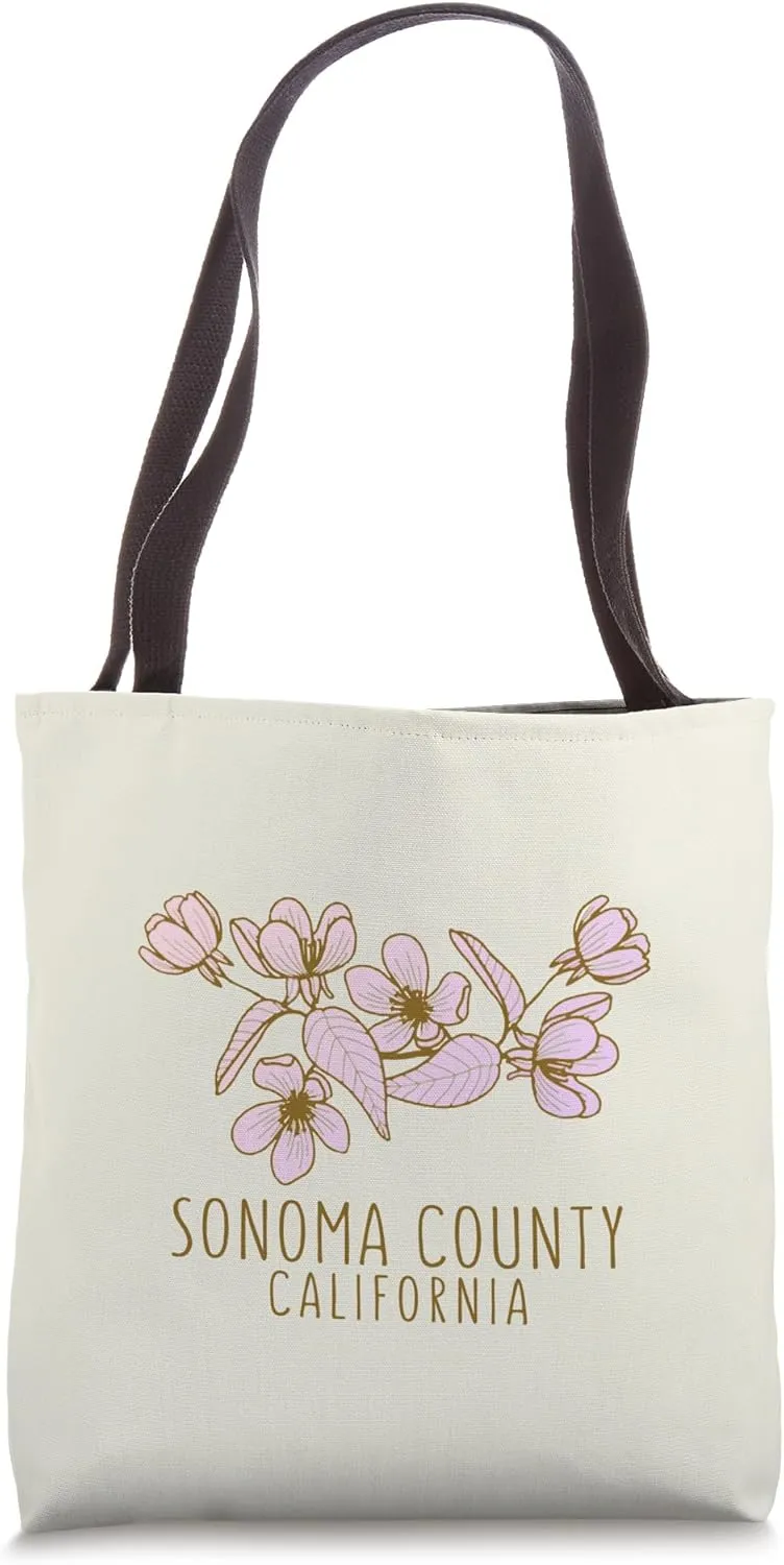 Sonoma County California | Sonoma County Wildflowers Tote Bag