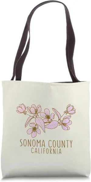 Sonoma County California | Sonoma County Wildflowers Tote Bag