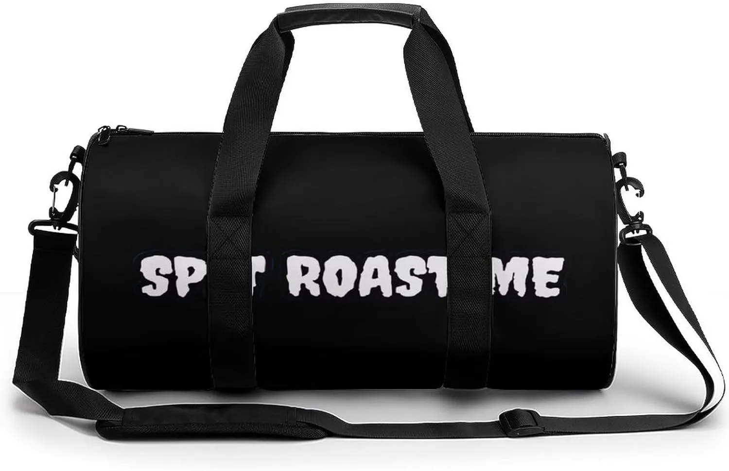 SPIT Roast ME Large Gym Bag Novelty Lightweight Duffel Bag Travel Tote Bags