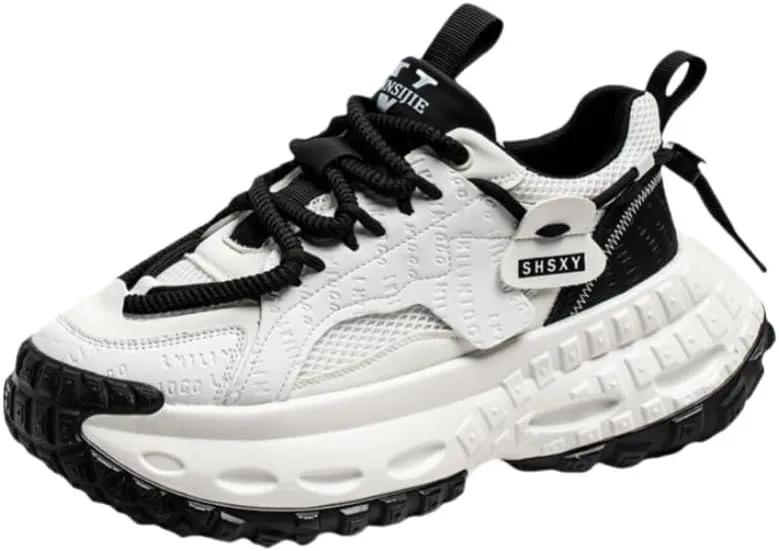 Spring Leisure Fashion Casual Shoes Thick Sole Tire Pattern, Street Trend