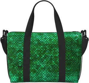 SSIMOO Magical Pattern Print Versatile Travel Duffel Bag,The Companion For Business And Personal Trips, Black