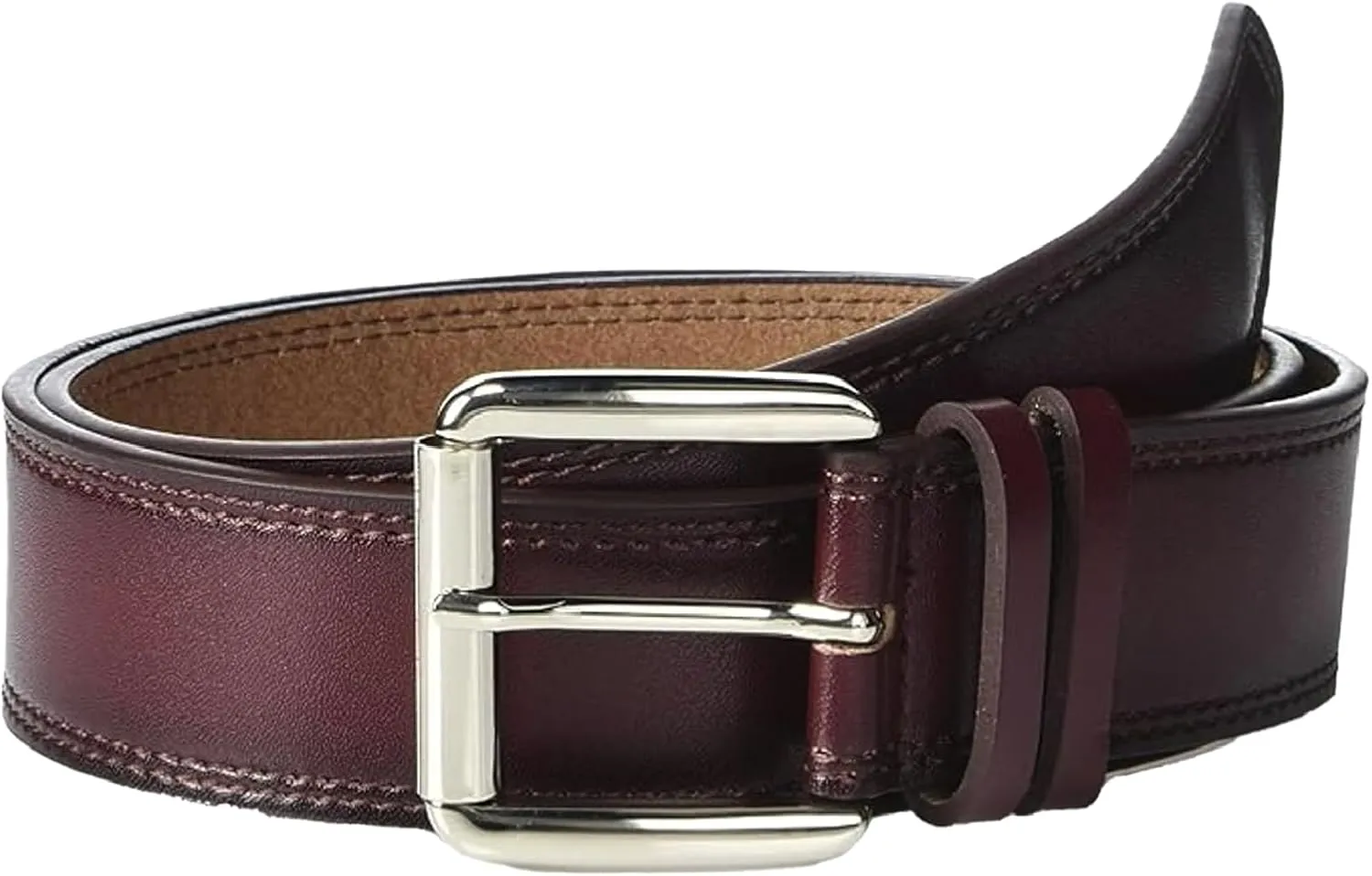 Stacy Adams Men's Dylan 40mm Burnished Leather Belt