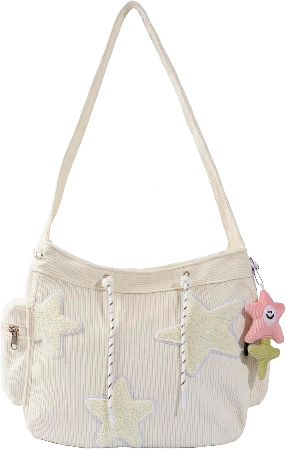 Star Tote Hobo Bag Women Aesthetic Messenger Cute Bag Handbag Large Capacity Tote Shoulder Bag Casual Crossbody