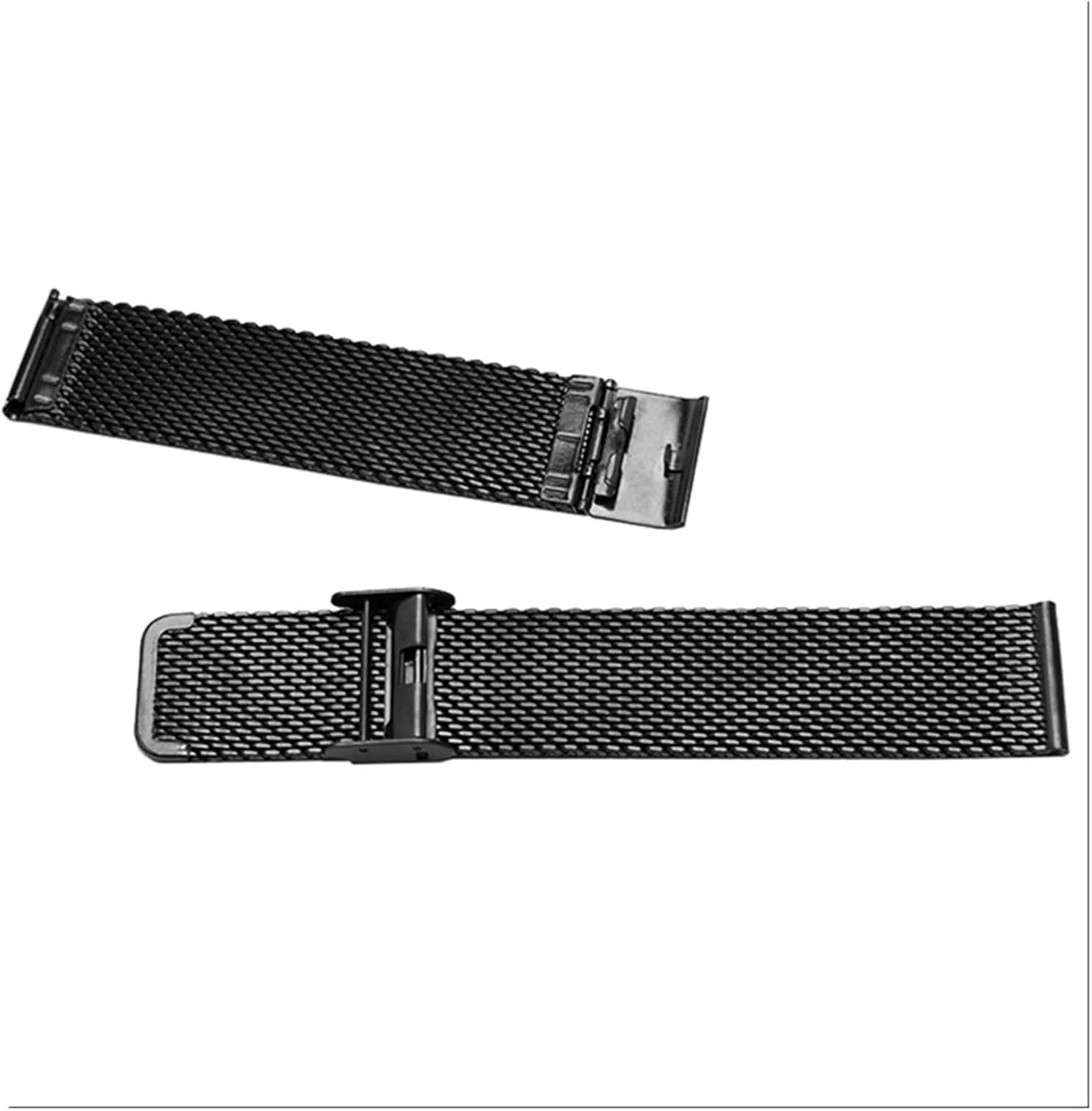 Steel Stainless Steel Strap 18mm 20mm 22mm 24mm 1.0 Thick Wire Mesh Strap Adjustable Length Watch Accessories Watchbands
