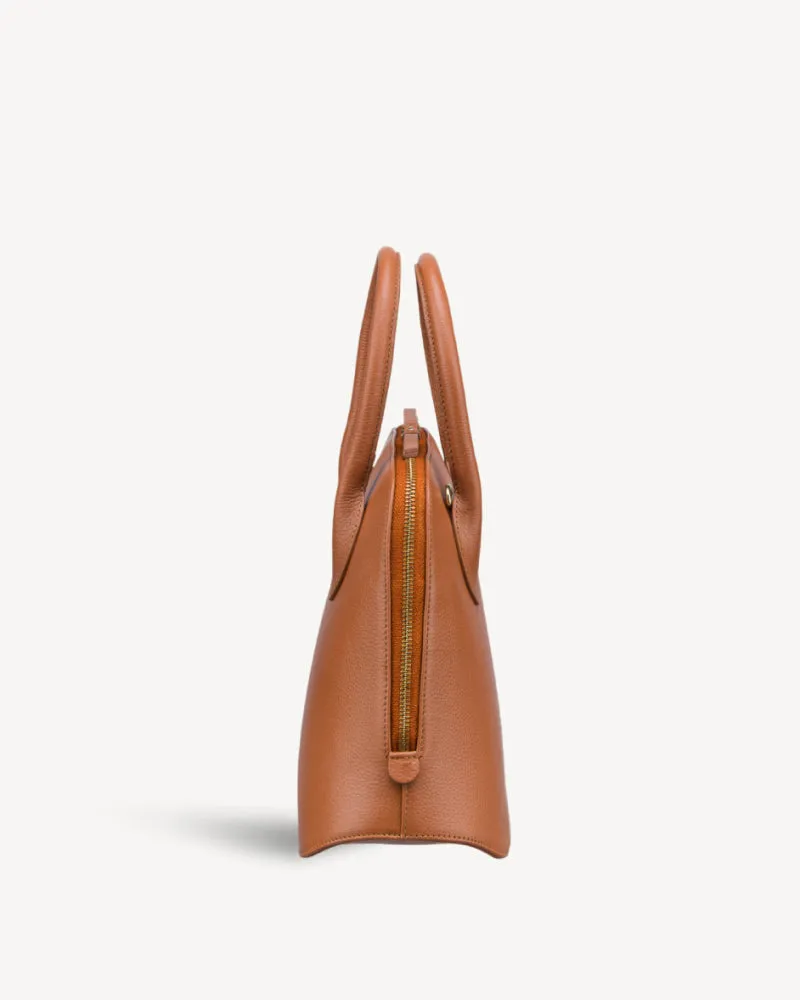 Stella Satchel Bag - Tan
