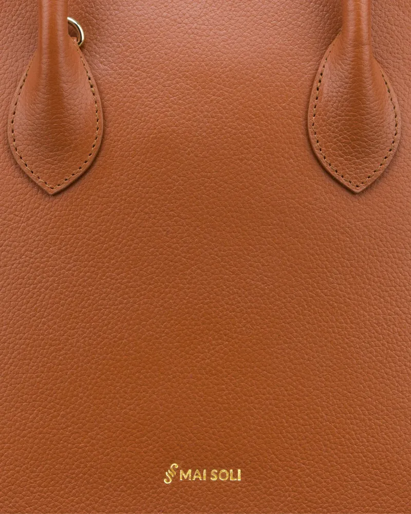 Stella Satchel Bag - Tan