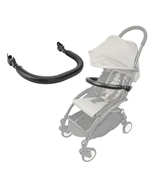 Stroller Bar for Babyzen YoYo and Yoyo  - Armrest, Handle, Bumper and Crossbar - PU Leather - by Neutral