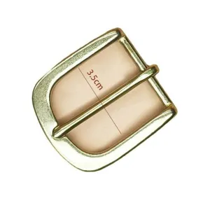 Sturdy Single Prong Belt Solid Brass Buckle for Men-1.38"
