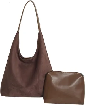 Suede Bags for Women 2024: Slouchy Hobo & Shoulder Bags for Work