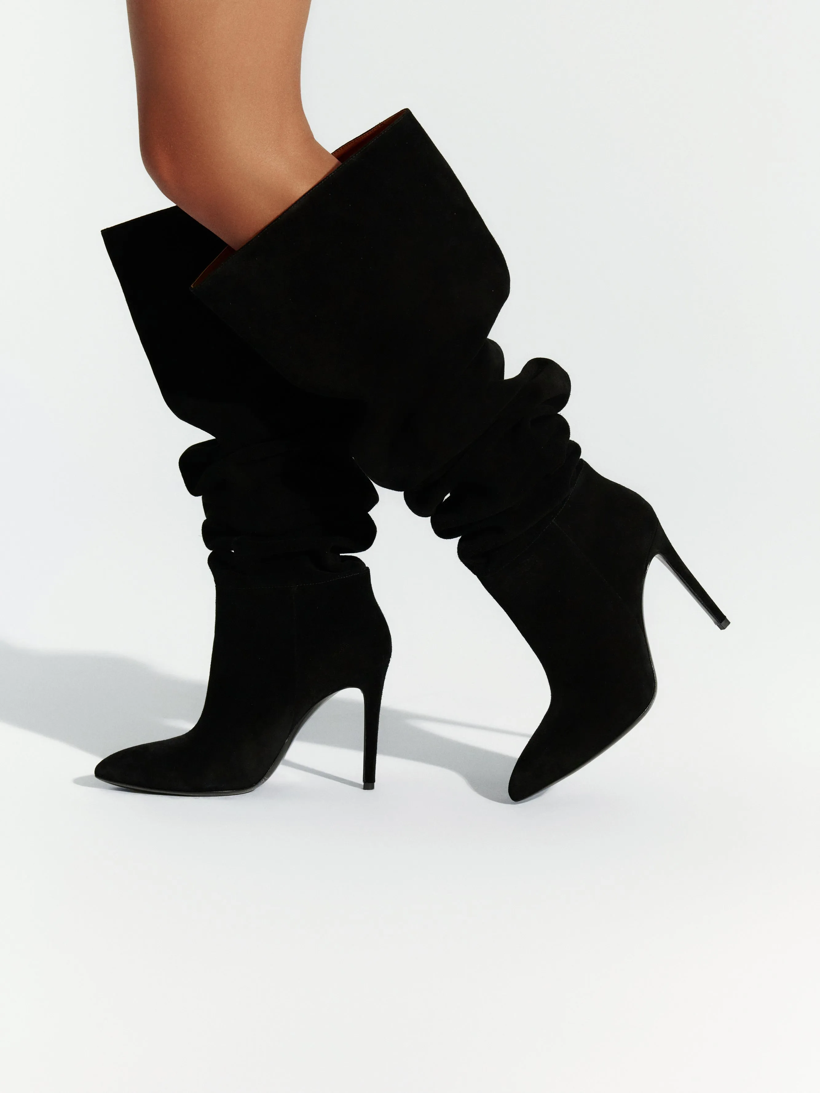 Suede Thigh High Boot