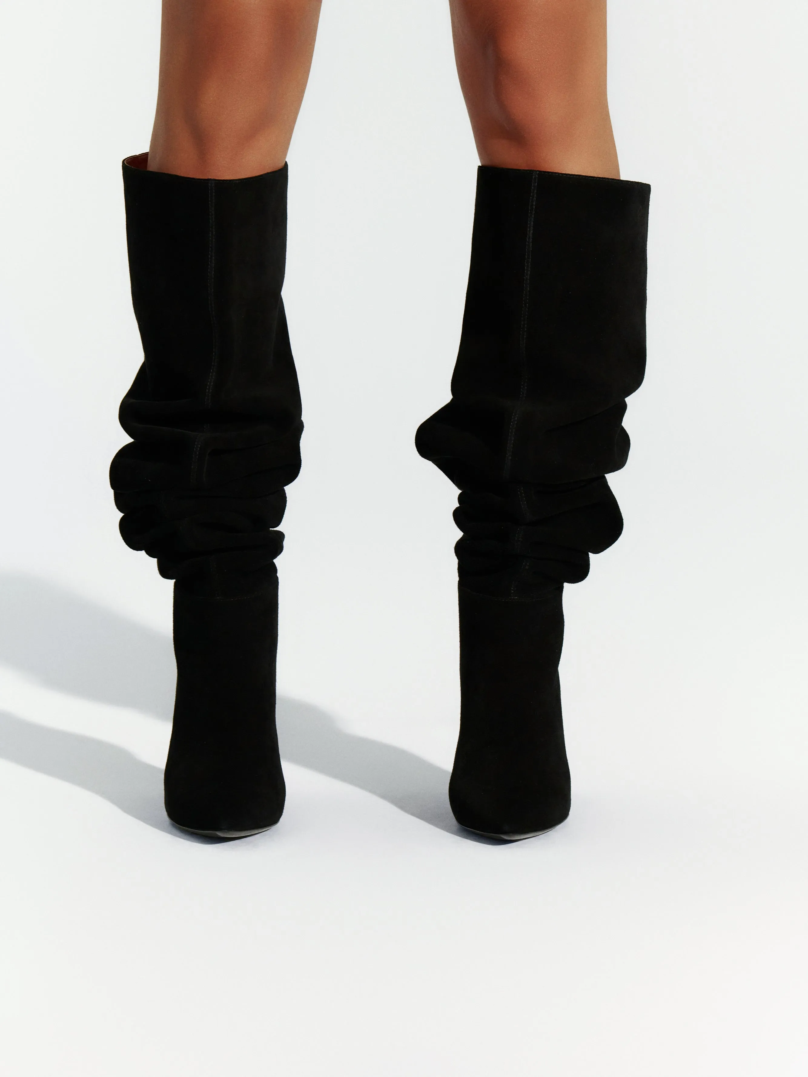 Suede Thigh High Boot