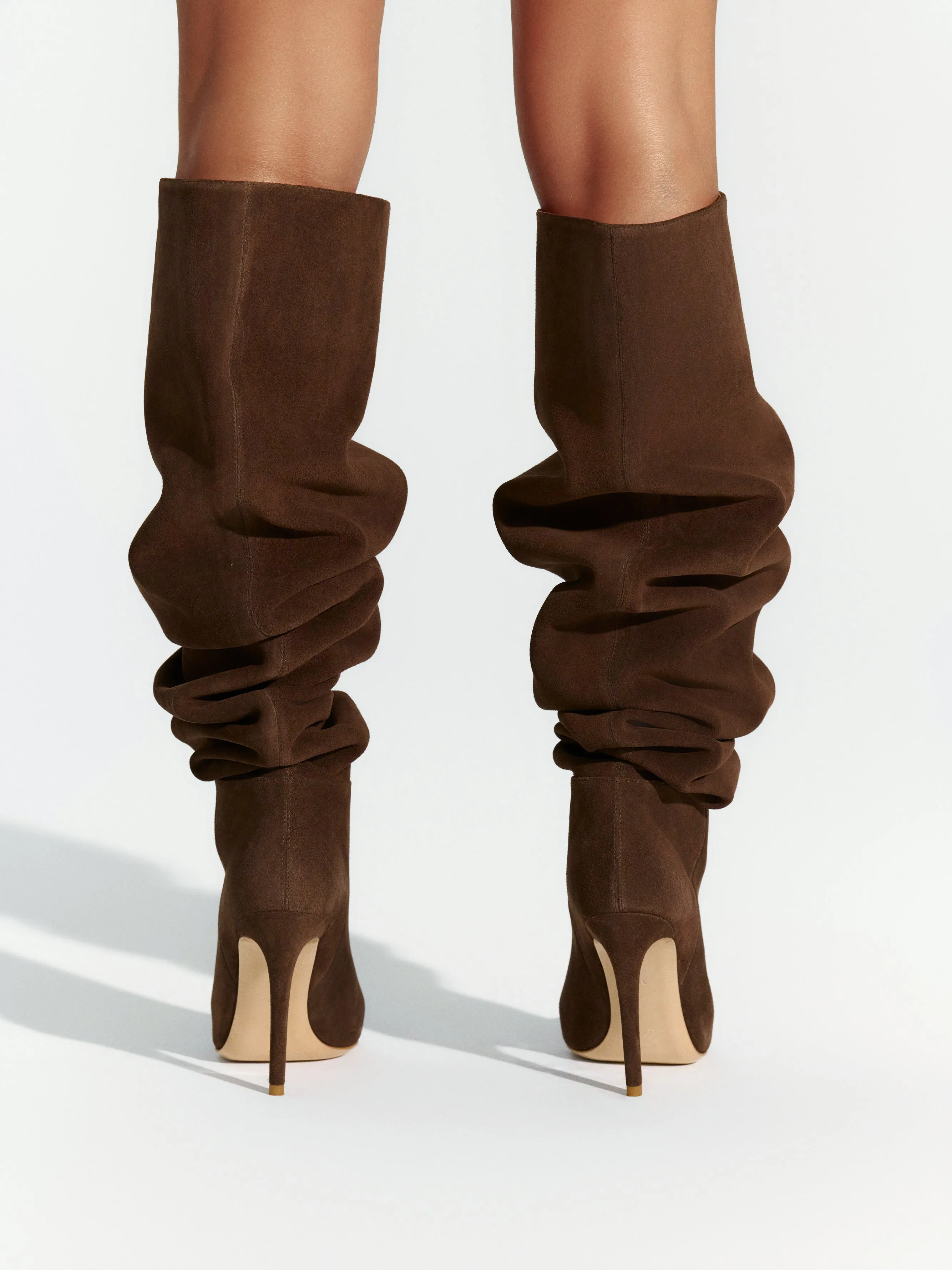 Suede Thigh High Boot