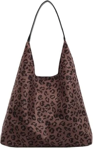 Suede Tote Bag for Women Hobo Bags Large Capacity Top Handle Bag Shoulder Bag,Premium Faux Suede Material