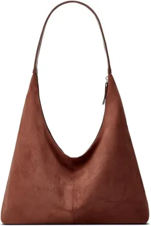 Suede Tote Bag for Women Hobo Bags Large Capacity Top Handle Bag Shoulder Bag,Premium Faux Suede Material