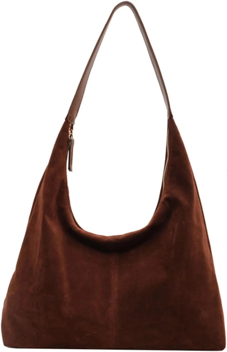 Suede Tote Bag for Women - Large Slouchy Shoulder Bag for Travel