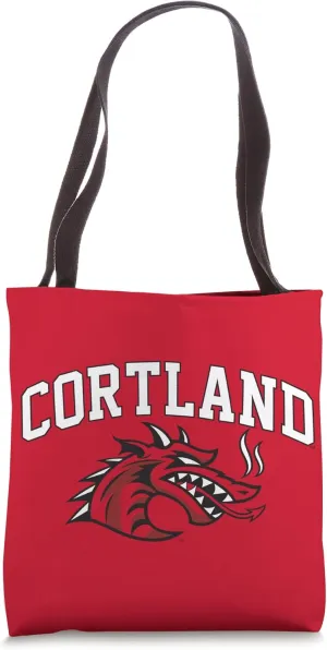 SUNY Cortland Red Dragons Athletics Logo Tote Bag
