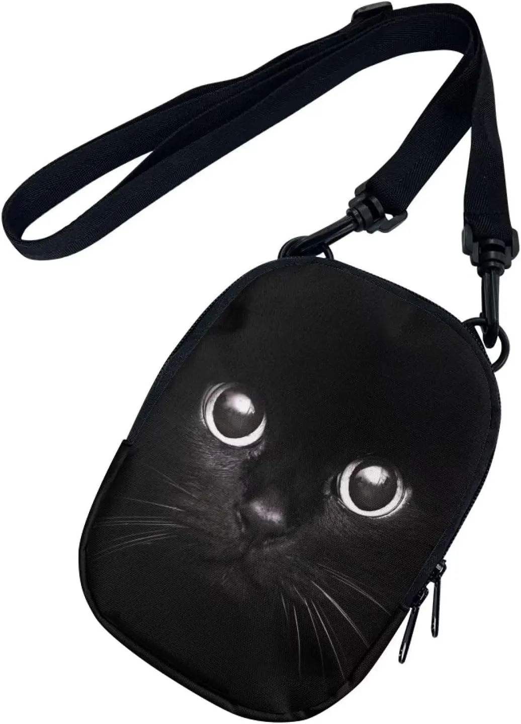 Suobstales Messenger Bag for Women Crossbody Zipper Bag with Adjustable Strap Portable Phone Purse Shoulder Handbag