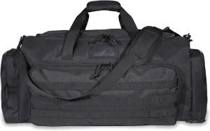 Super Quality 60L Large Duffel Travel Bag Luggage Foldable Bag Cargo Sport Gear Equipment Skiing Hardware Bag Heavy Duty& Durable(Black)
