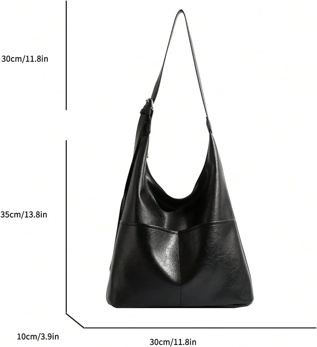 SweatyRocks Women's Leather Shoulder Bag Top Handle Work Shopping Handbags with Zipper