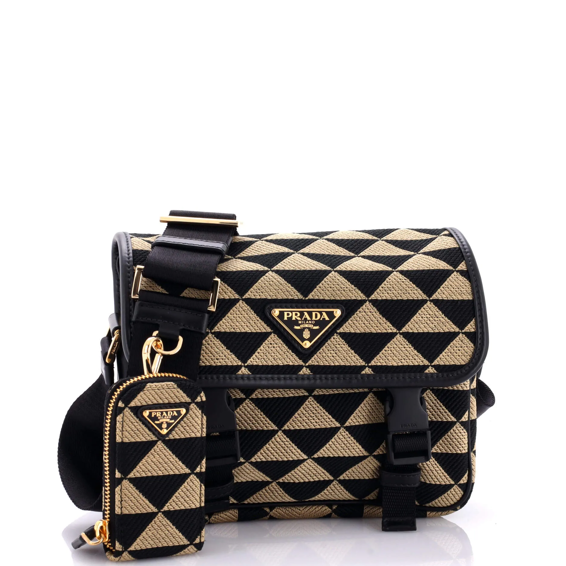 Symbole Flap Zip Messenger Jacquard Small