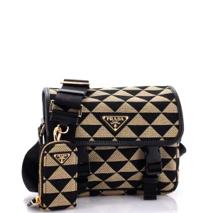 Symbole Flap Zip Messenger Jacquard Small