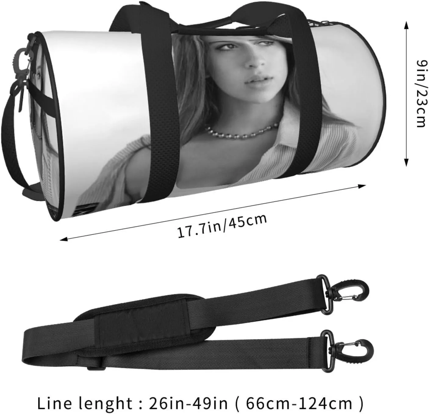 T-ate McRae Sport Duffel Bag,Travel Duffle Bag Sports Gym Bag,Tote Weekender Bag for Women Men Business Trip