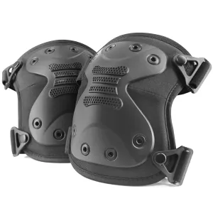 Tactical Professional Combat Knee Protective Pads Set Advanced Tactical Gear Set for Outdoor CS Paintball Game Cycling Safety Skateboarding Gear Skates Airsoft Hunting Knee Protection Guard Pads