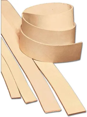 Tandy Leather Heavyweight Natural Cowhide Leather Strip 2" (51 mm) x 50" (1.3 m) 4535-00