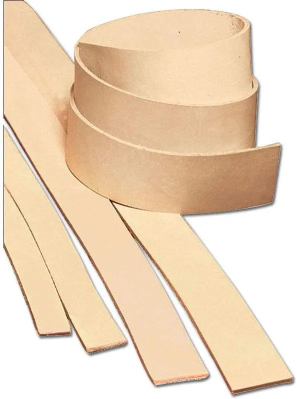Tandy Leather Heavyweight Natural Cowhide Leather Strip 2" (51 mm) x 50" (1.3 m) 4535-00