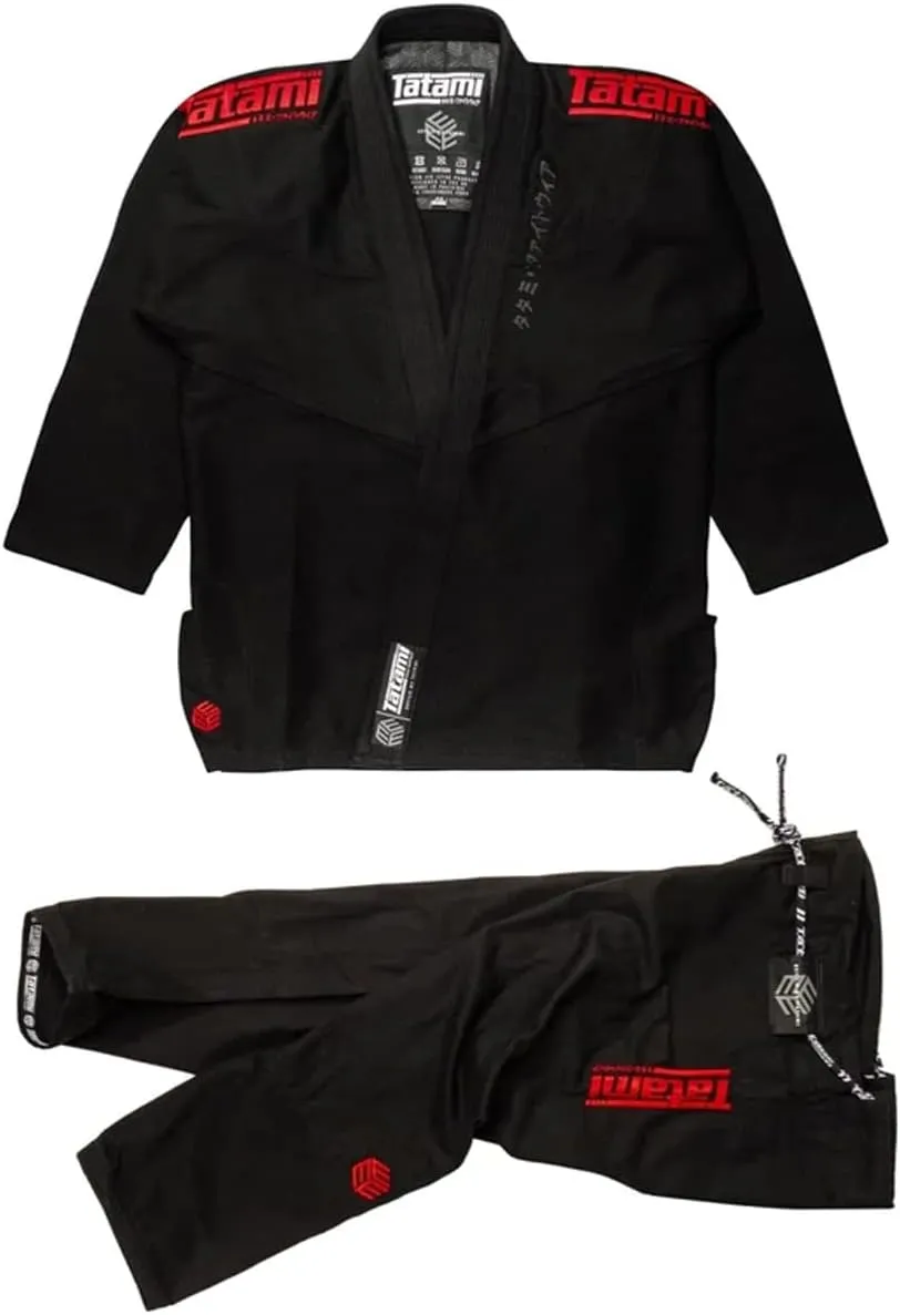 Tatami Fightwear Estilo Black Label BJJ Gi - Black/Black