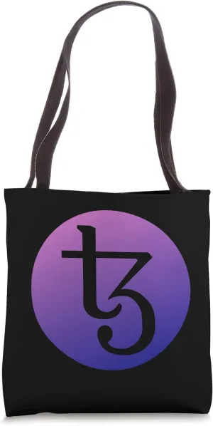 Tezos XTZ Logo Image Cryptocurrency Emblem Tote Bag