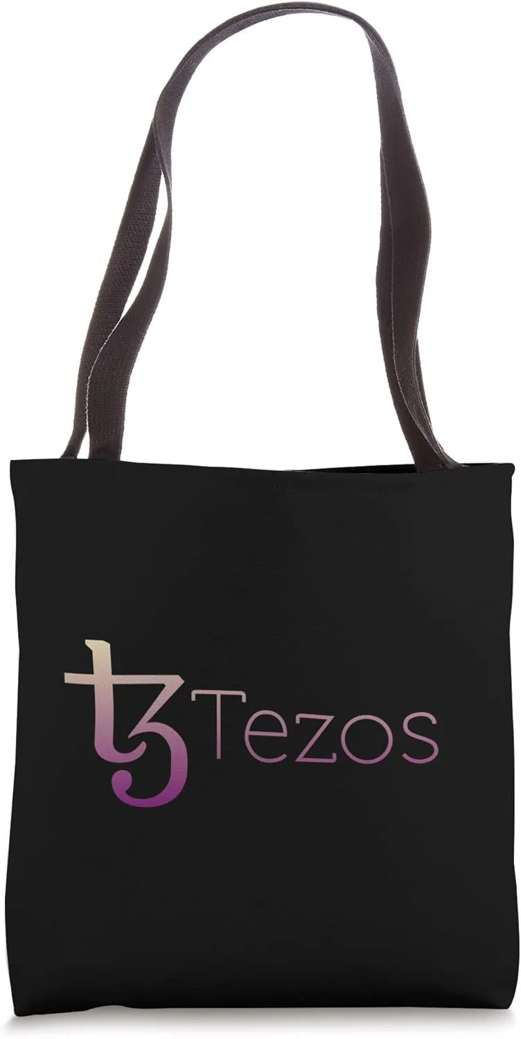 Tezos XTZ Logo Image Cryptocurrency Tote Bag