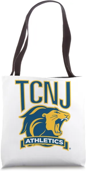 The College of New Jersey TCNJ Lions Athletics Logo Tote Bag