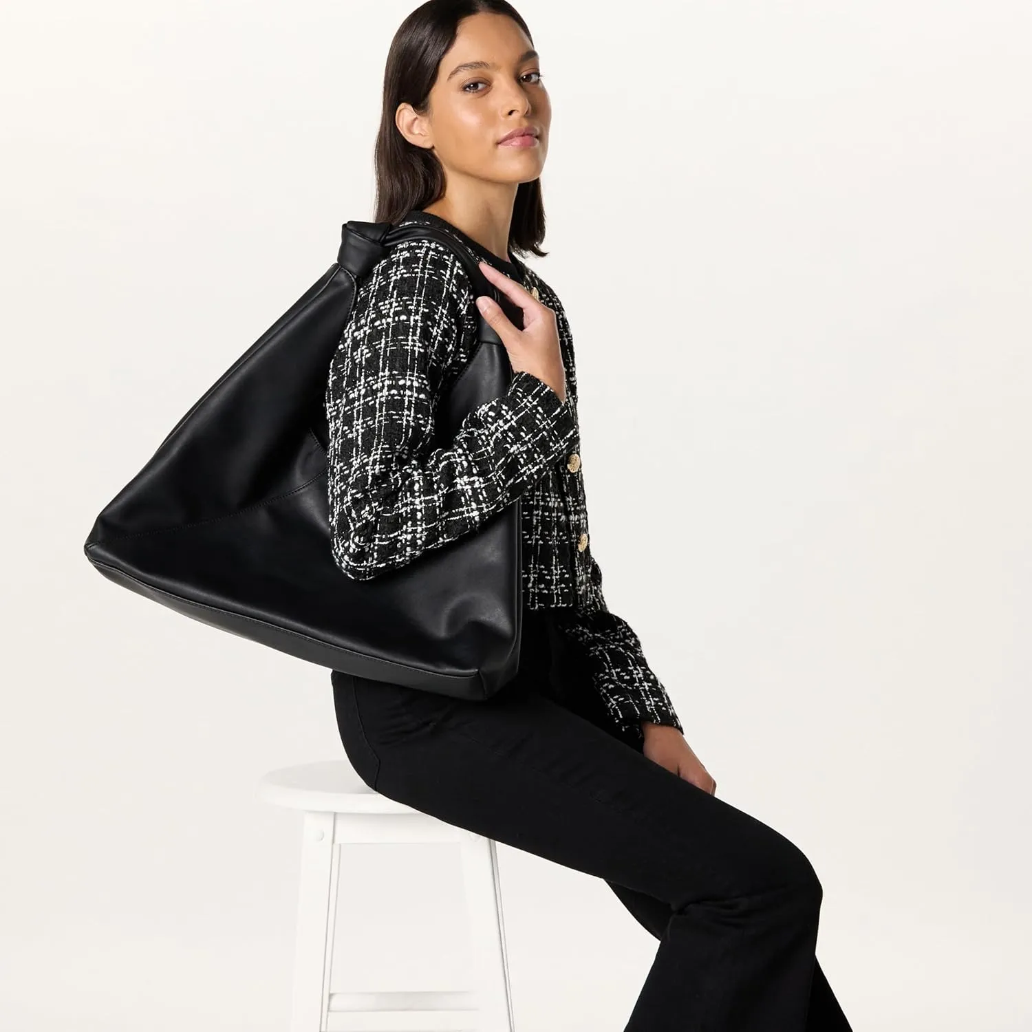 The Drop Mackenzie Knotted Hobo Tote