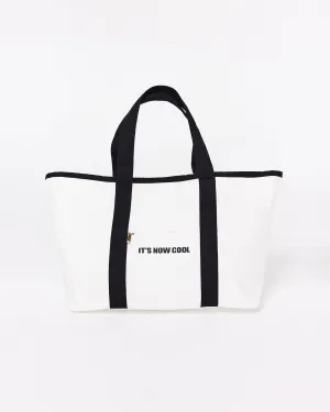 THE LUXE TOTE BAG - VINTAGE WHITE