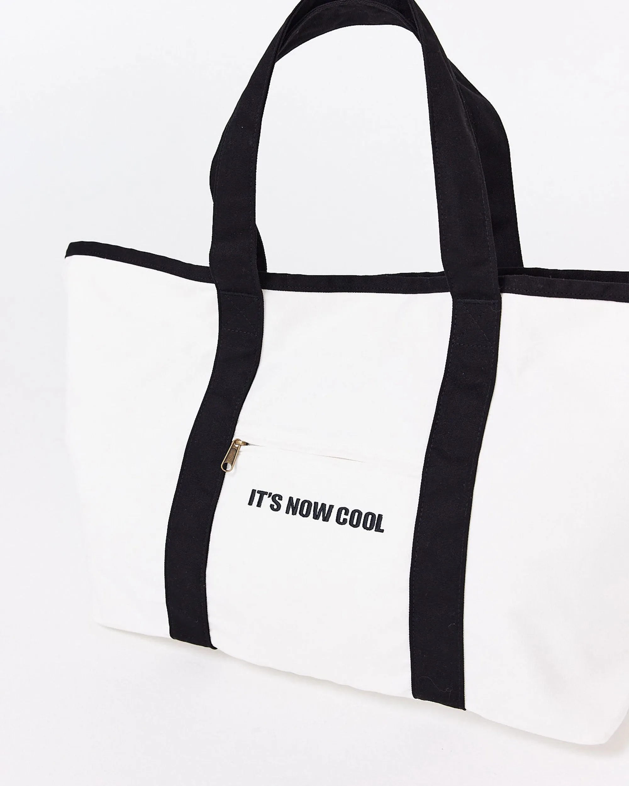 THE LUXE TOTE BAG - VINTAGE WHITE