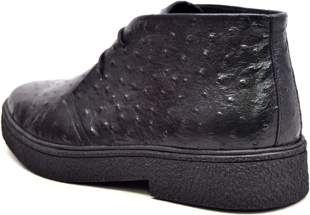The Original British Walkers Men's Playboy High top Chukka Boot - Ostrich