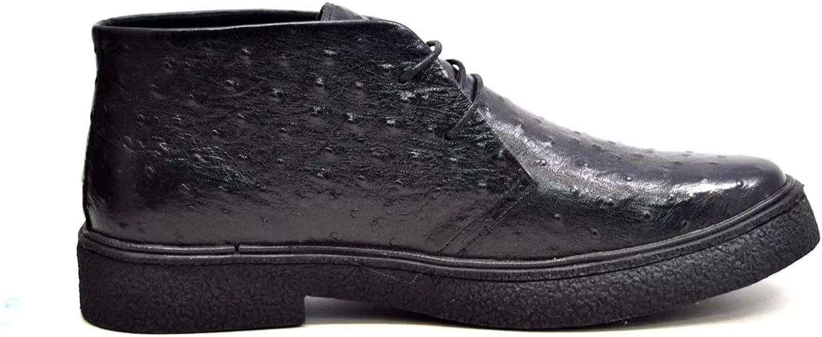 The Original British Walkers Men's Playboy High top Chukka Boot - Ostrich
