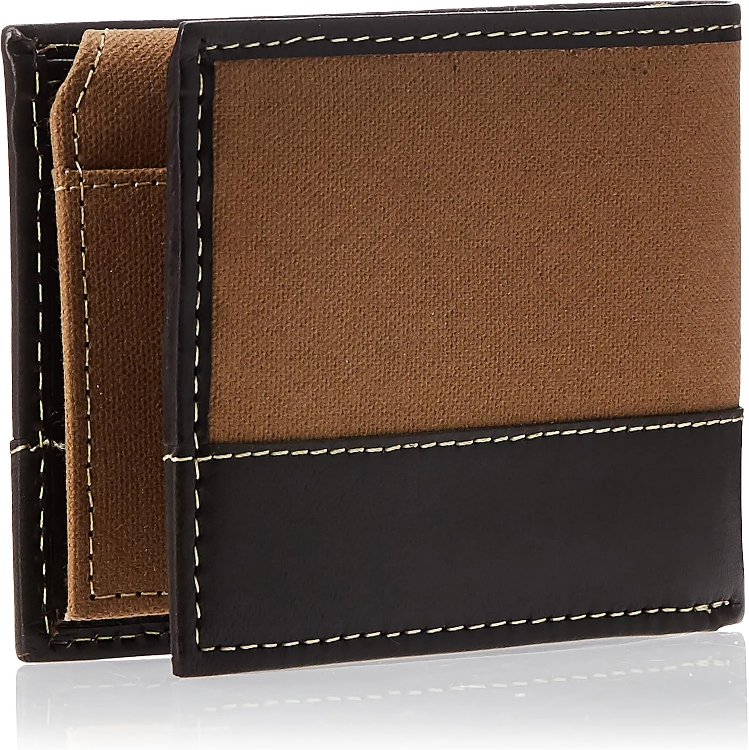 Timberland Men's Baseline Canvas Passcase, Khaki, One Size