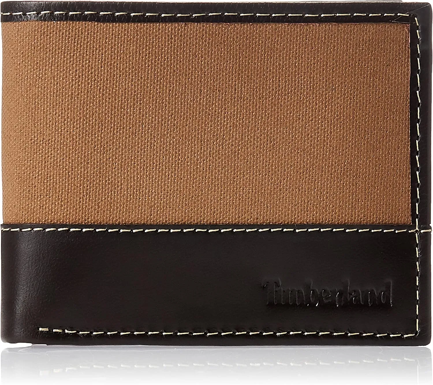 Timberland Men's Baseline Canvas Passcase, Khaki, One Size