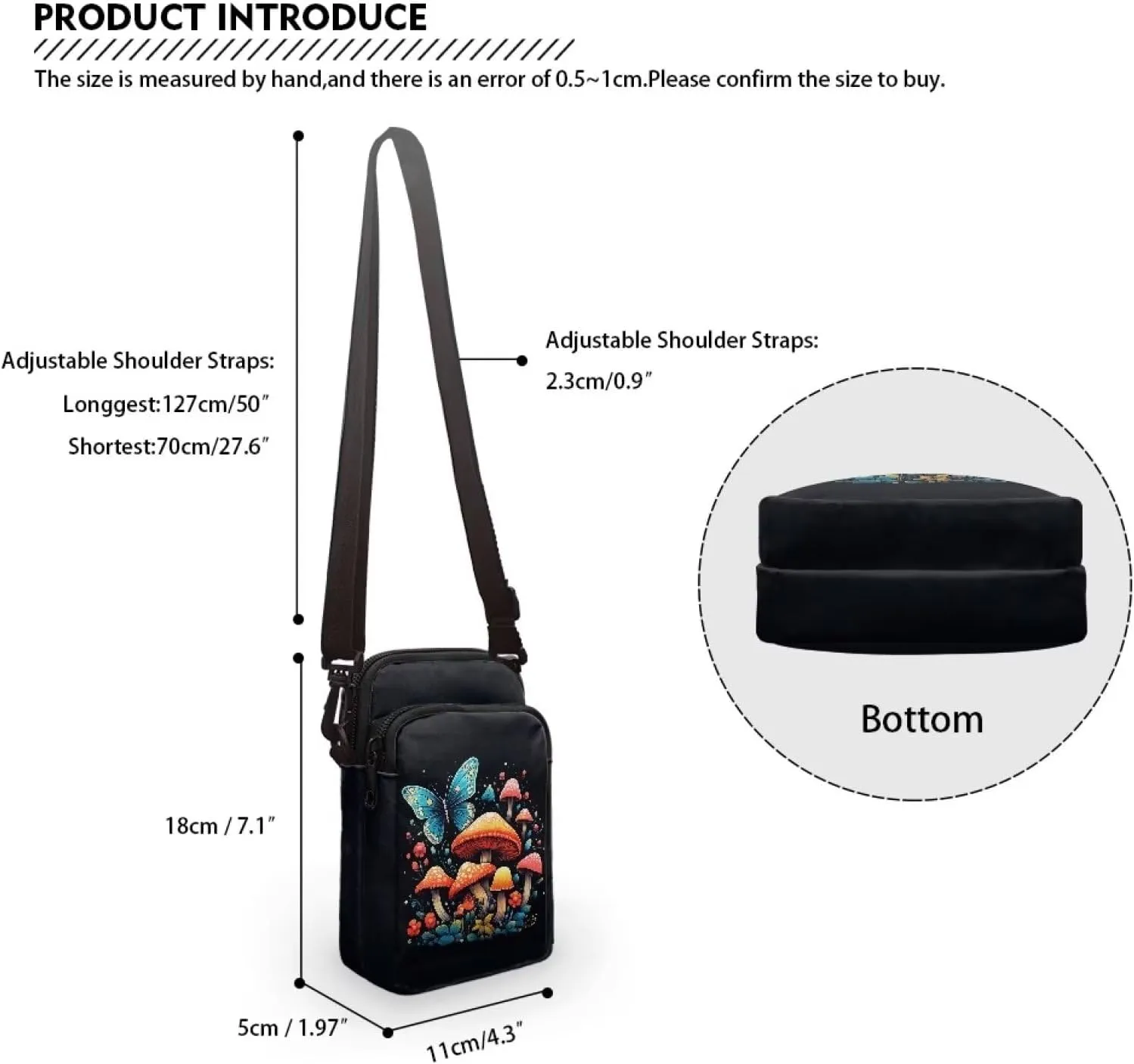 Toddler Crossbody Bag Kids Messenger Bag Over Shoulder Purse