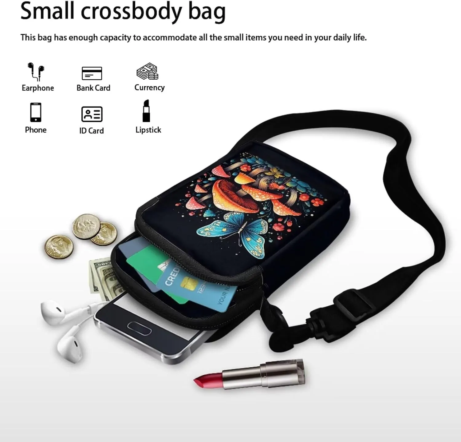 Toddler Crossbody Bag Kids Messenger Bag Over Shoulder Purse