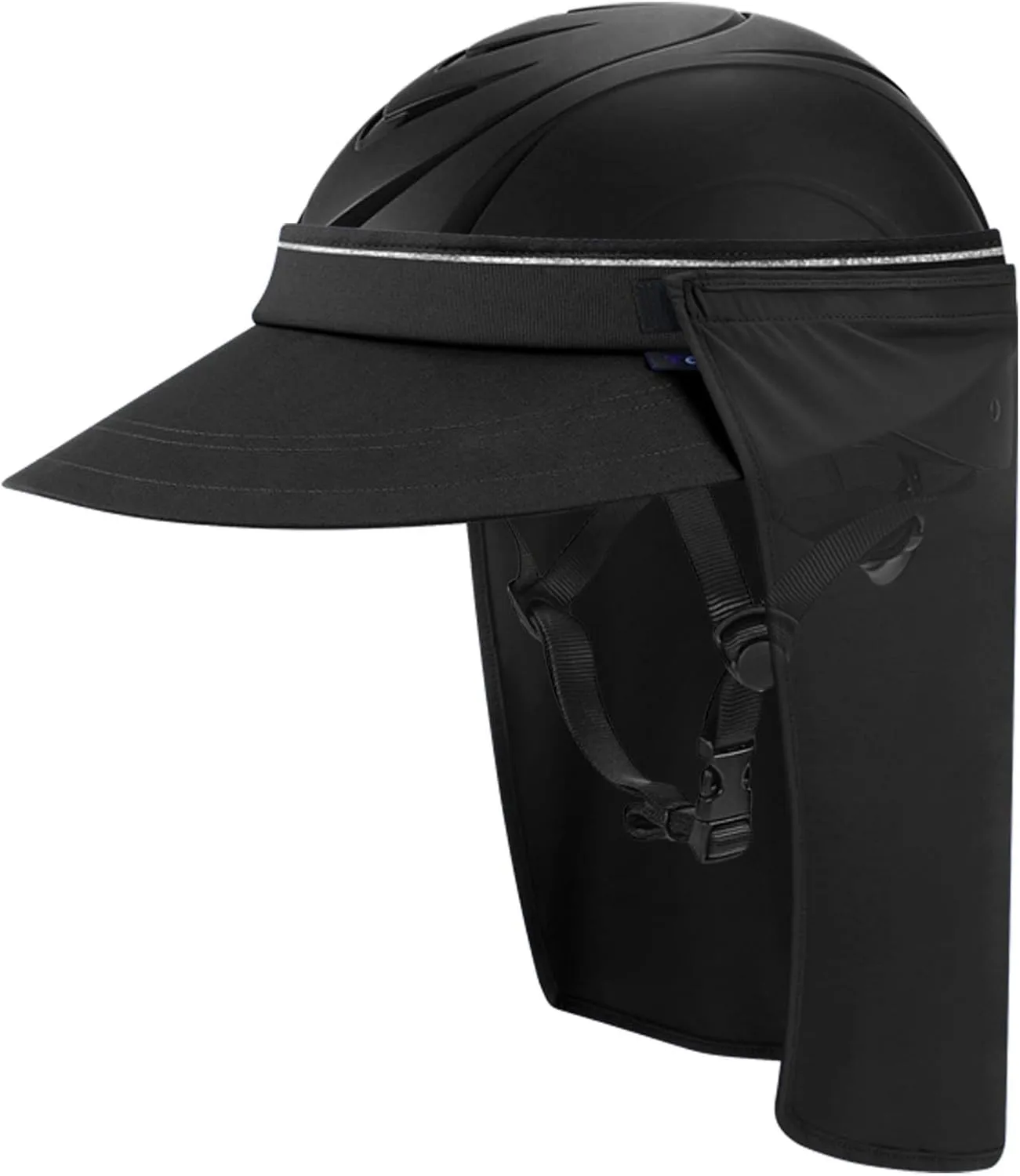 Tontron Horsriding Helmet Visor |Helmet Sunshade with Removable Neck Flap