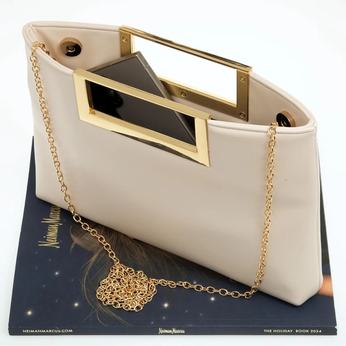 Top Handle Clutch Purses for Women Evening/Formal, Fashion PU Leather Purse for Prom, Cocktail, and Wedding,