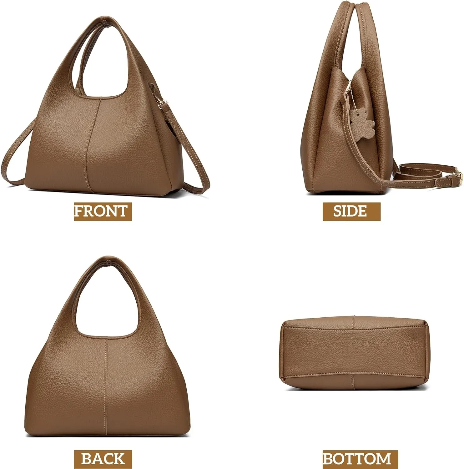 Top Handle Purses for Women Satchel Purses PU Leather Crossbody Bag Trendy Shoulder Bag