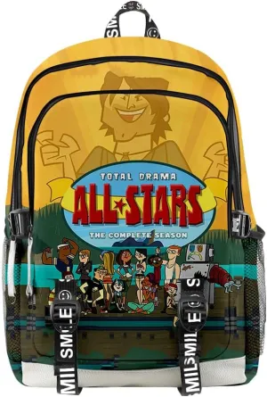 Total Drama Backpack Oxford Cloth Travel Bag High Capacity Unisex TV Series Fashion Laptop Bag (KA08007,One size)