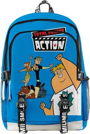 Total Drama Backpack Oxford Cloth Travel Bag High Capacity Unisex TV Series Fashion Laptop Bag (KA08008,One size)