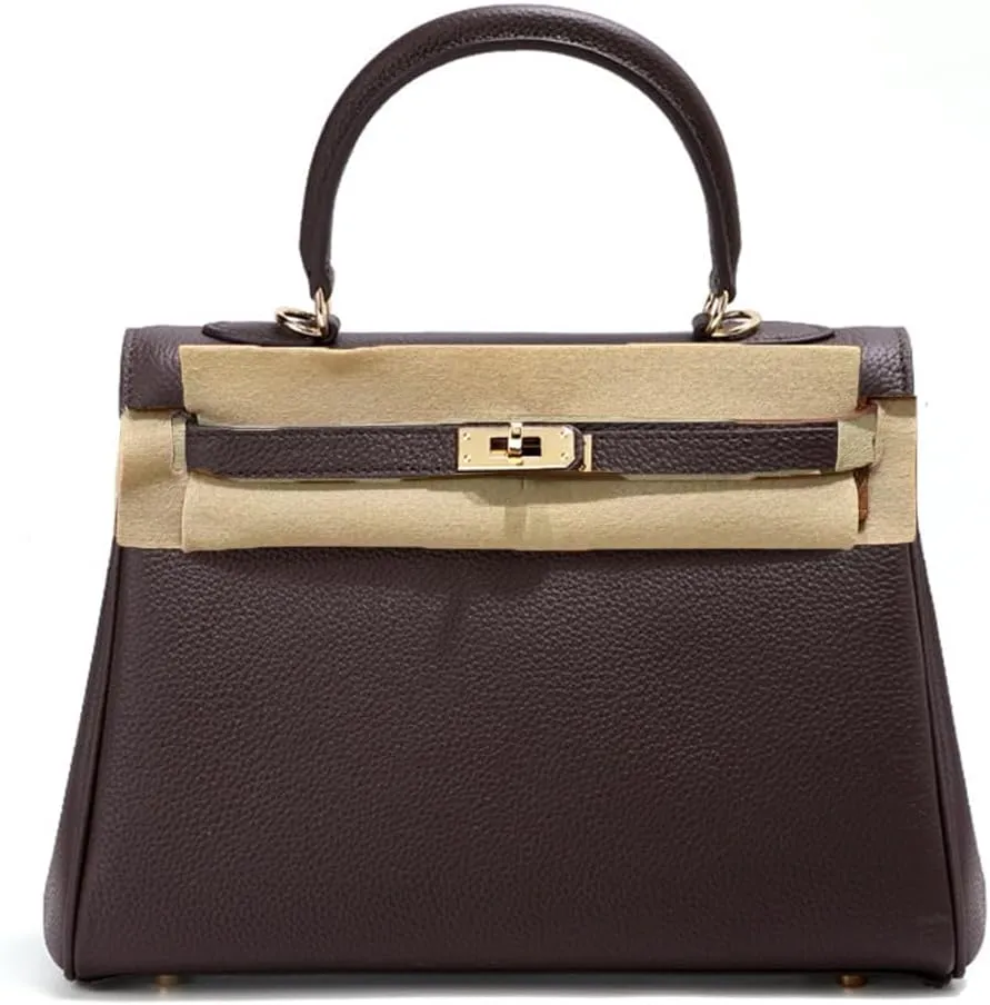 Tote Bag for Women, Genuine Leather Top Handle Handbag, Fashion Vintage Shoulder Bag, Crossbody, With 2 strap.