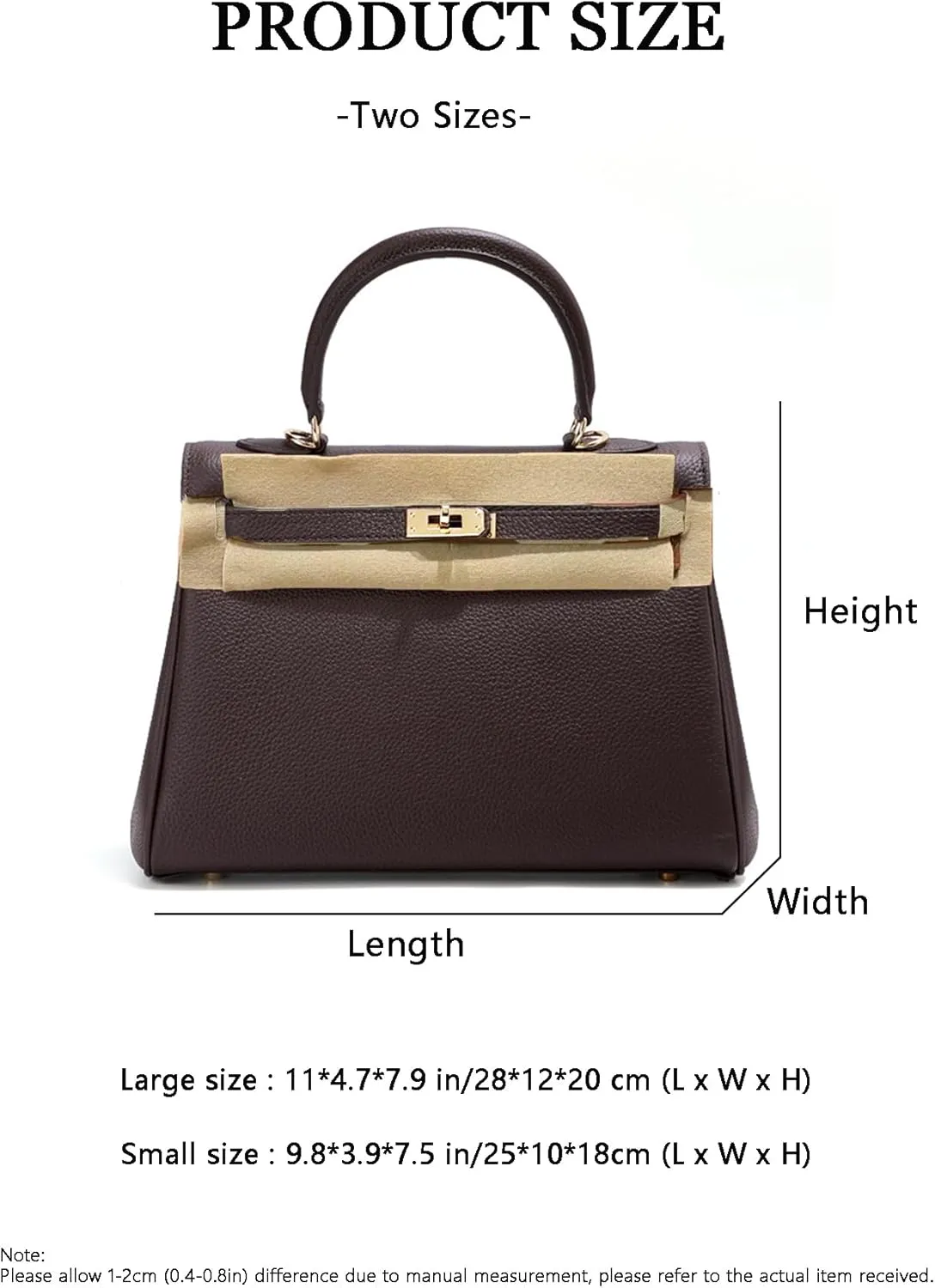 Tote Bag for Women, Genuine Leather Top Handle Handbag, Fashion Vintage Shoulder Bag, Crossbody, With 2 strap.