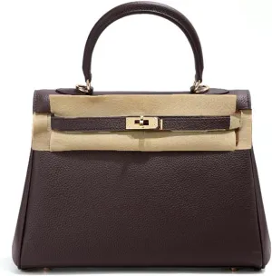 Tote Bag for Women, Genuine Leather Top Handle Handbag, Fashion Vintage Shoulder Bag, Crossbody, With 2 strap.